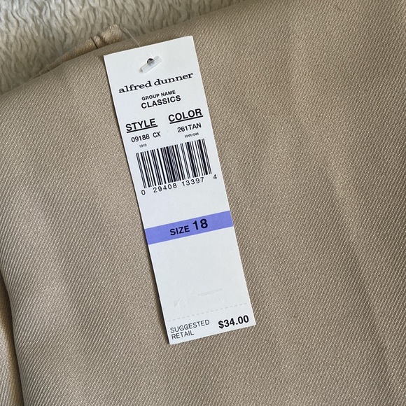 Ladies Alfred Dunner Suiting Skirt - Picture 5 of 7